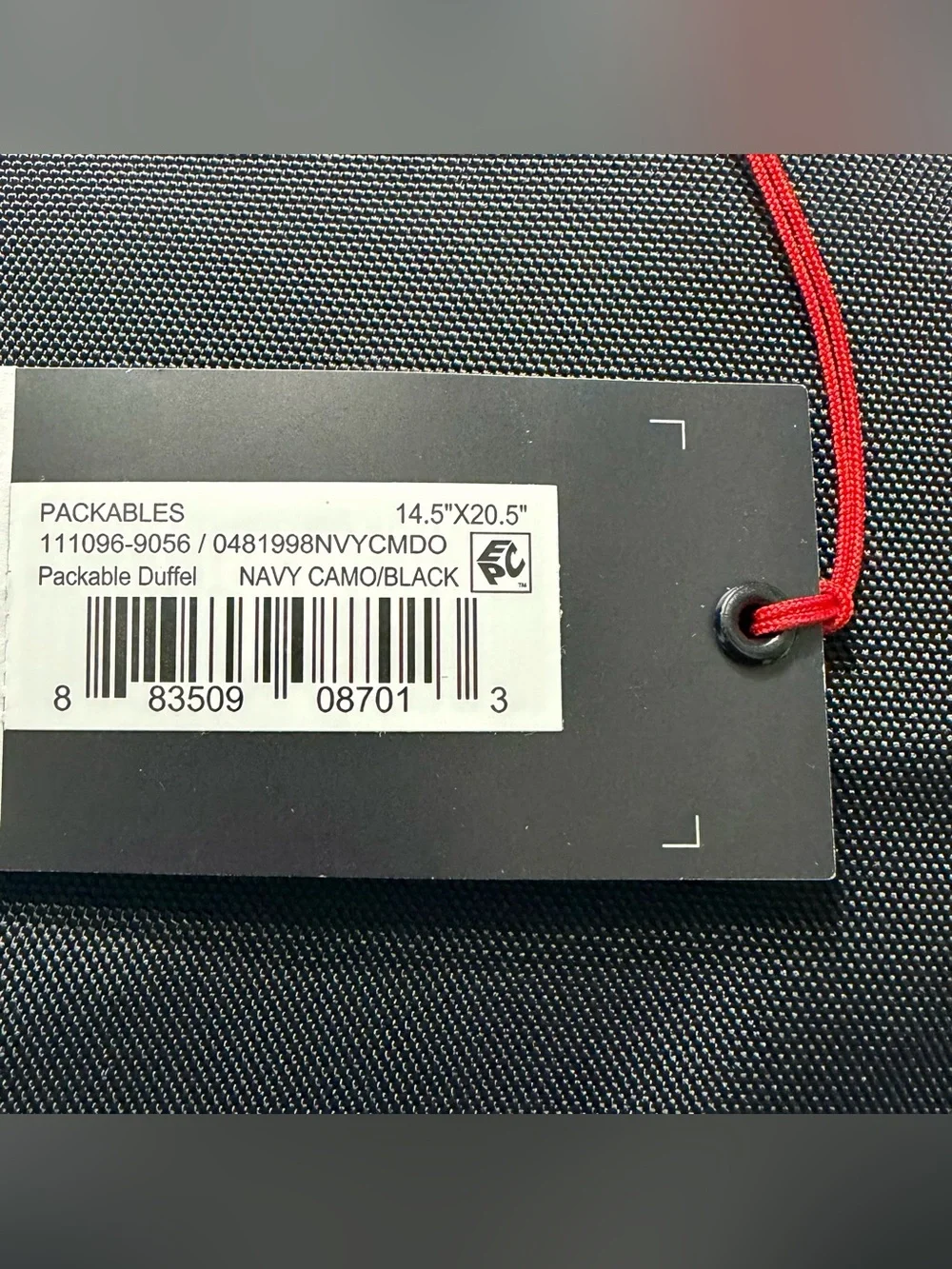 Tumi nwt packable